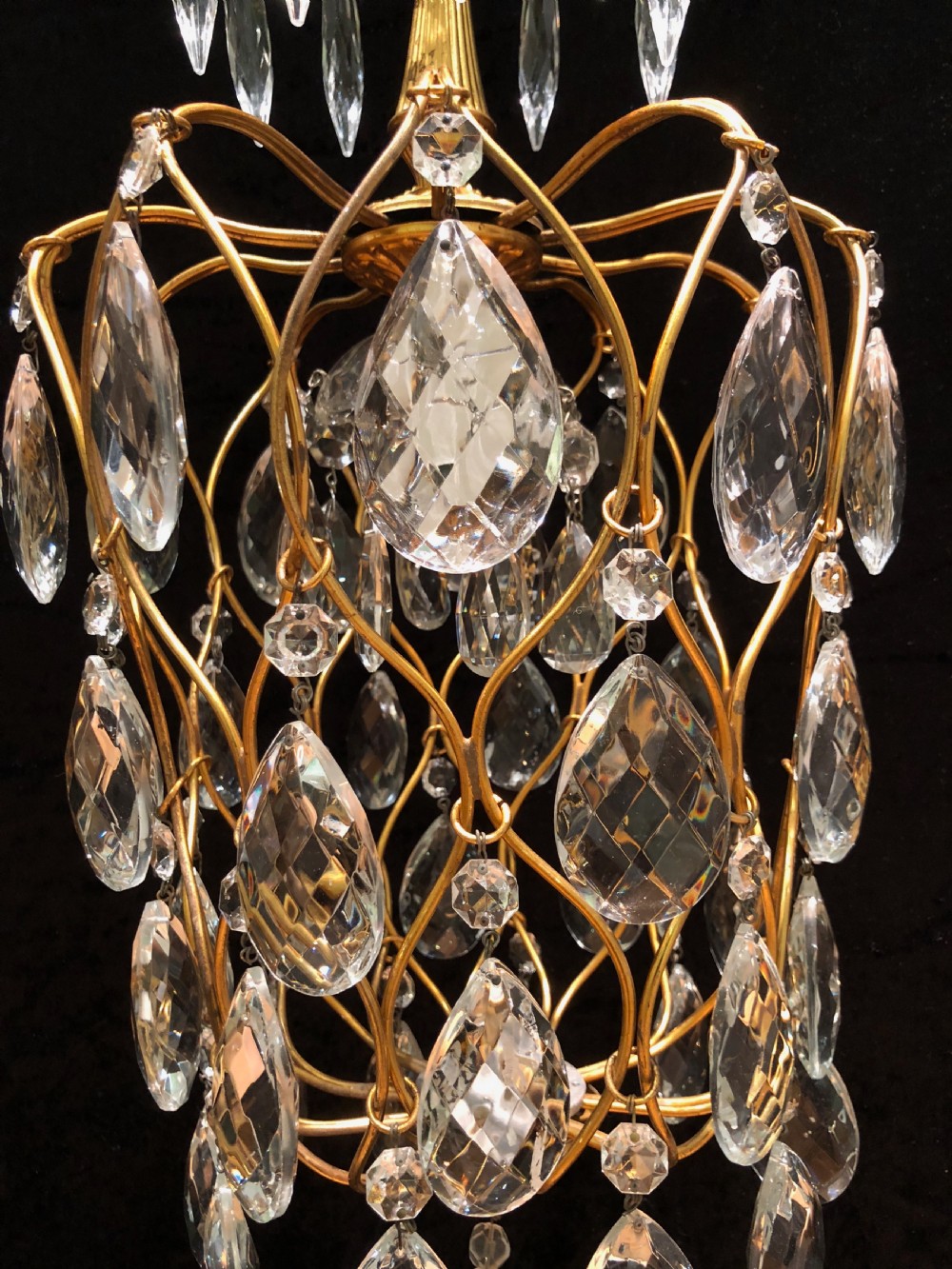 Antique Pineapple One Light Chandelier View VI