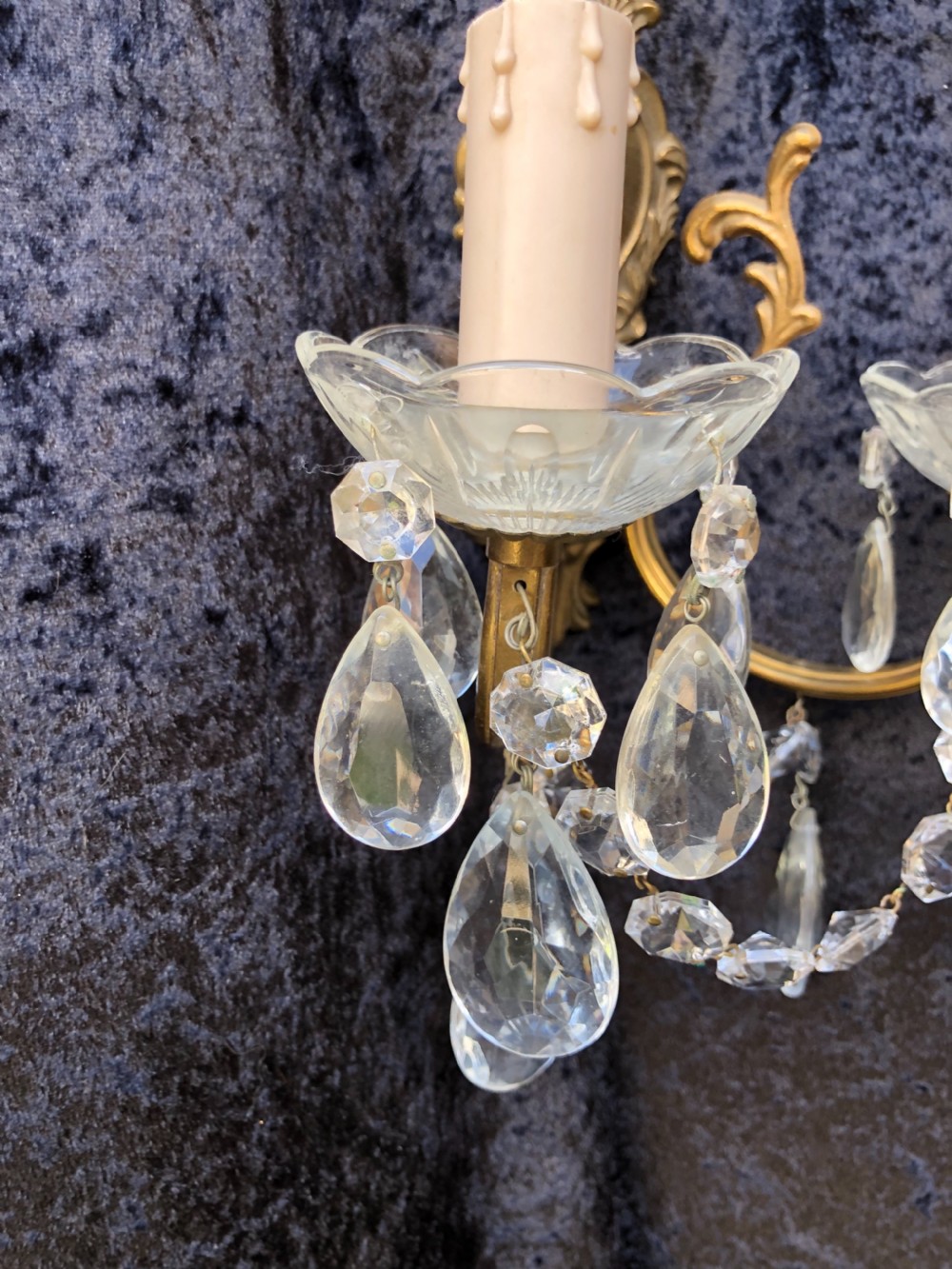 Pair of Two Light Italian Wall-Lights View VI