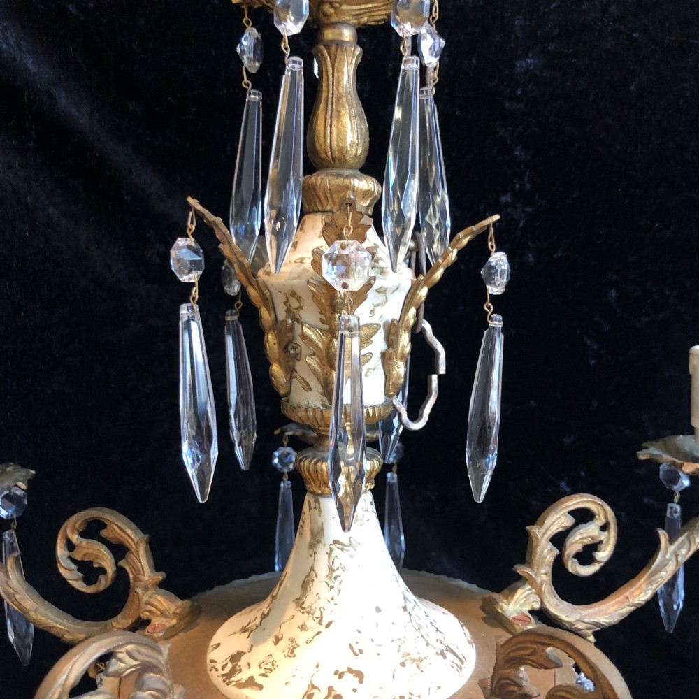 A Pair of Decorative Italian Antique Chandeliers View IV