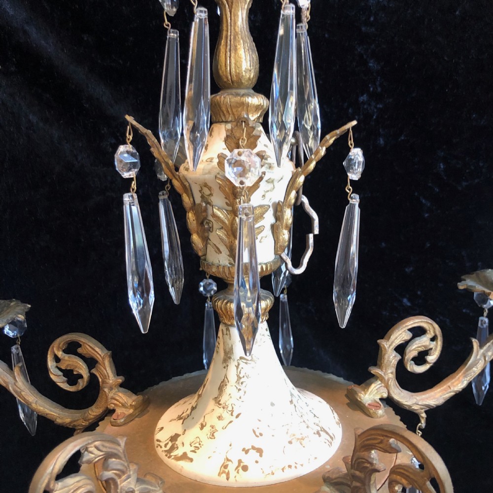 A Pair of Decorative Italian Antique Chandeliers View VI