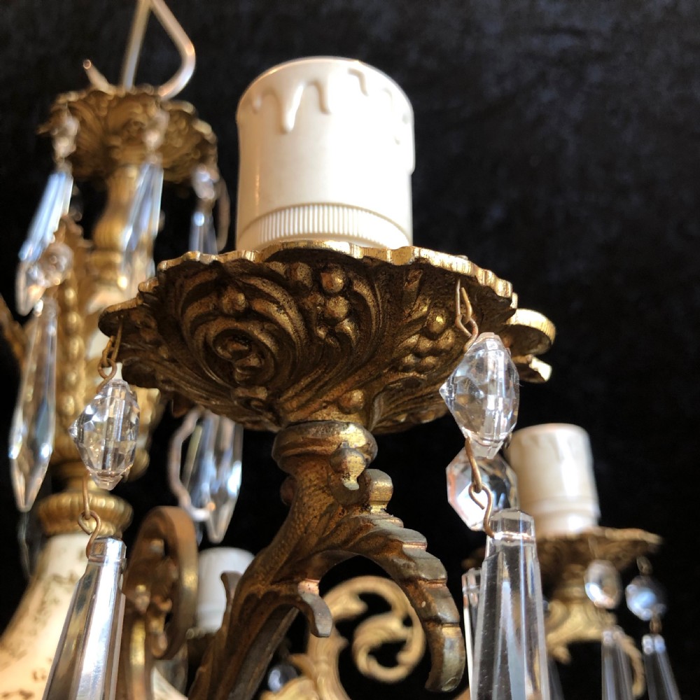 A Pair of Decorative Italian Antique Chandeliers View XIII