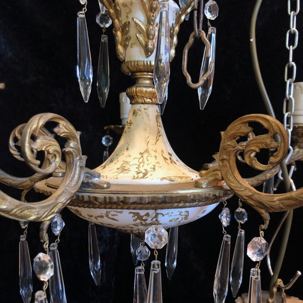 A Pair of Decorative Italian Antique Chandeliers View XVI