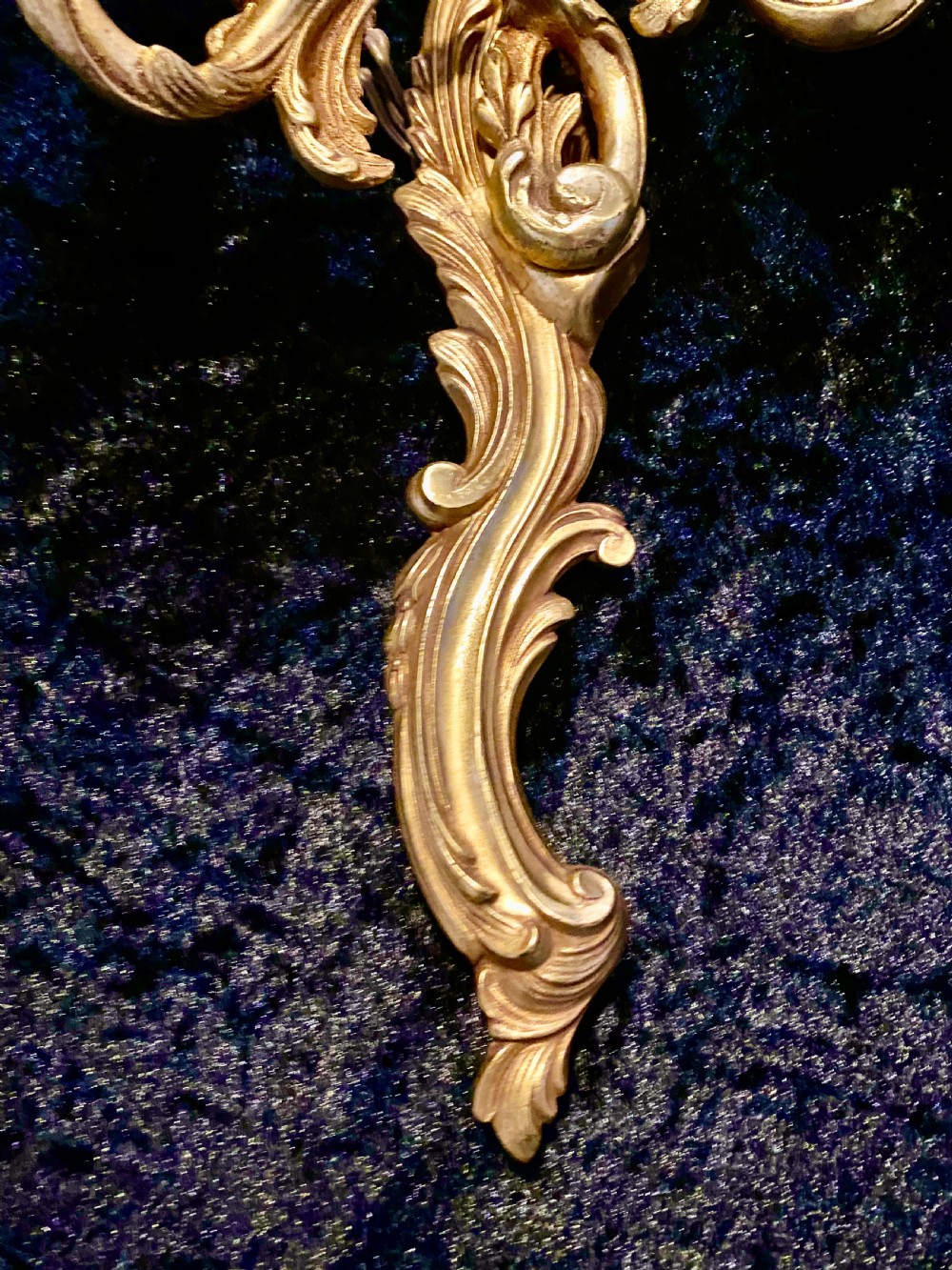 French Pair Of Twin Arm Brass Wall Lights View IX