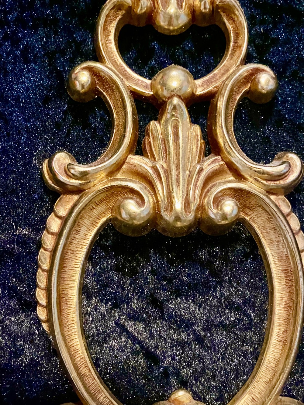 A PAIR OF TWO ARM FRENCH BRASS WALL-LIGHTS WITH OPEN FRAME View VI