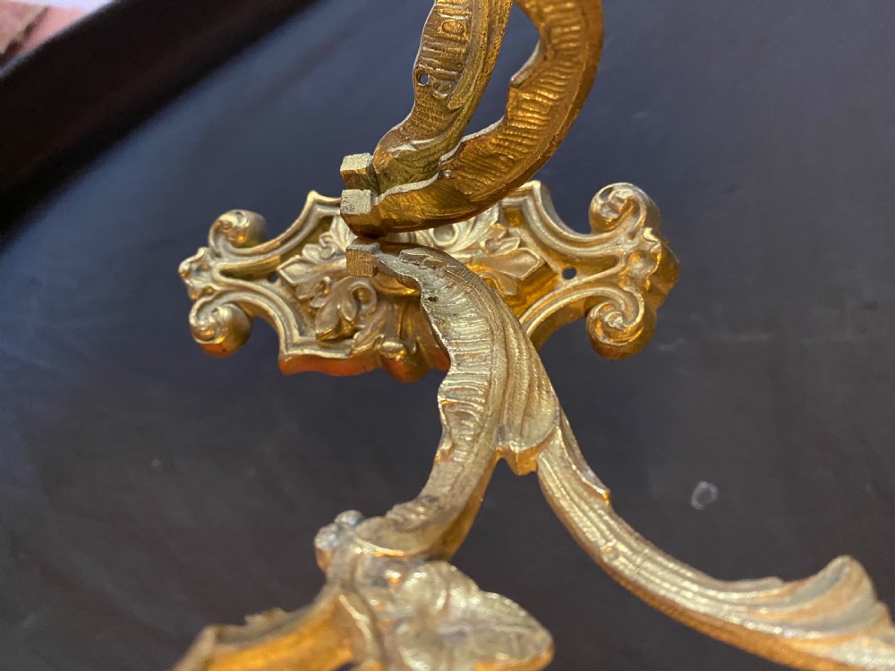 A PAIR OF FIVE ARM BRASS FRENCH WALL-LIGHTS View IV