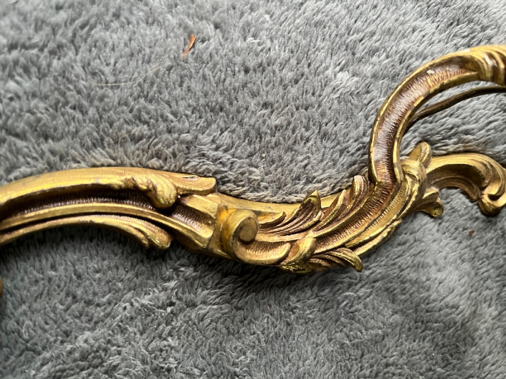 A Single French Brass Rococo Antique Wall-Light. c1900 View IV