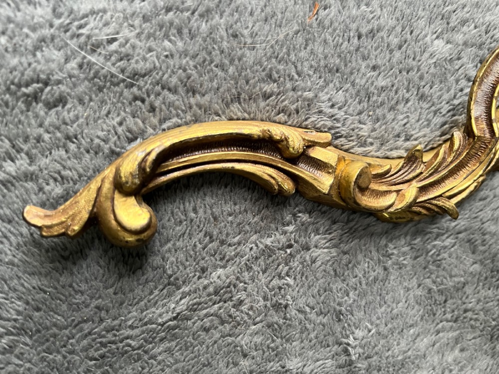A Single French Brass Rococo Antique Wall-Light. c1900 View V