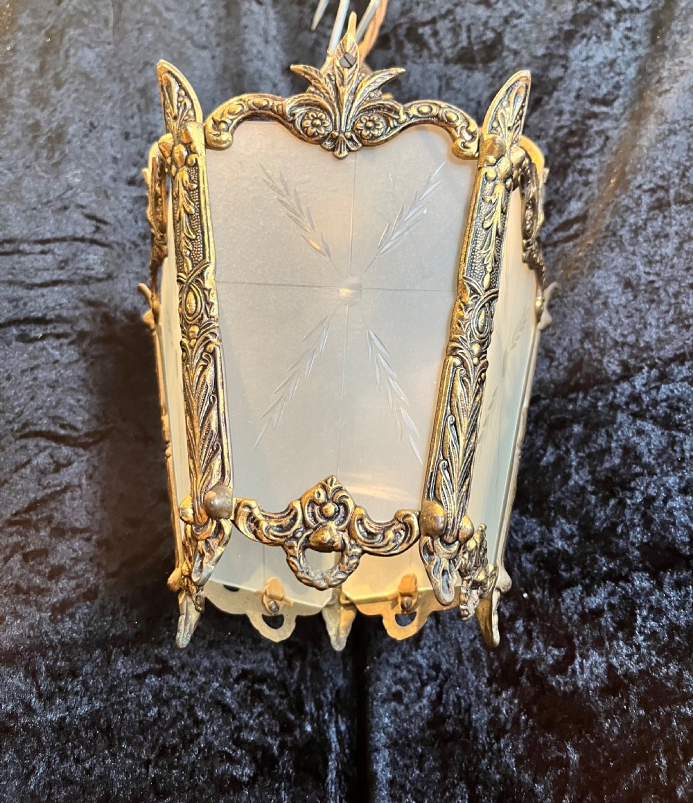 Single Light Italian Antique Lantern View XI