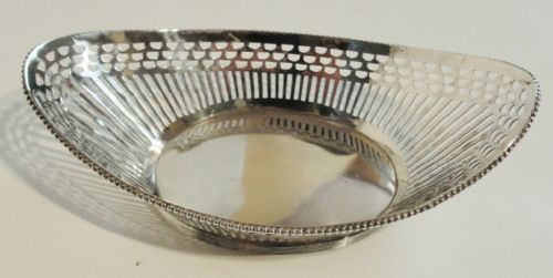 Dutch Silver Basket. Dated 1920