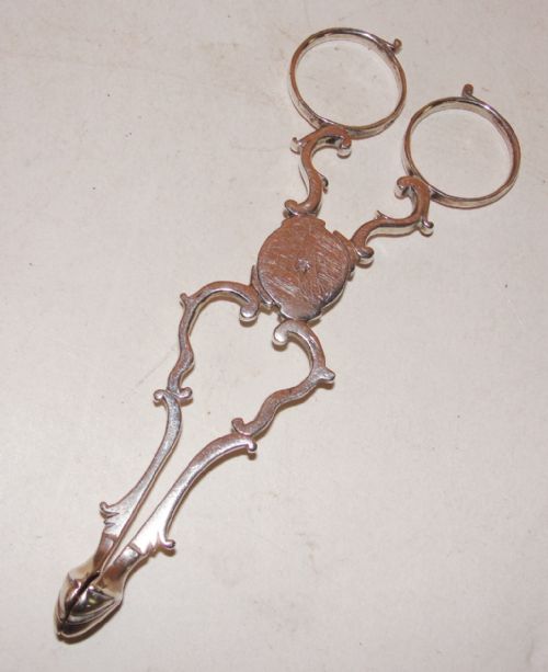 Georgian Silver Sugar Nips. Circa 1760
