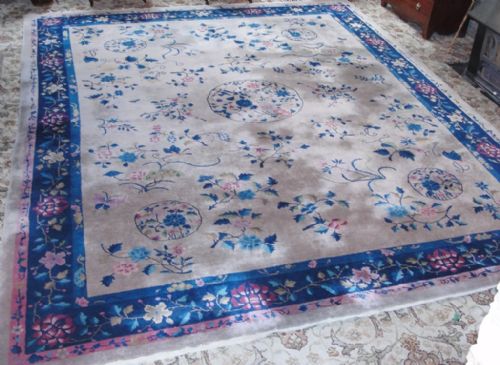 Antique Chinese Large Carpet. Circa 1910