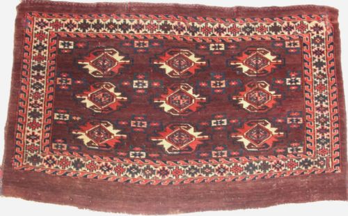 Yumut Turkoman Duval Small Rug. Circa 1900