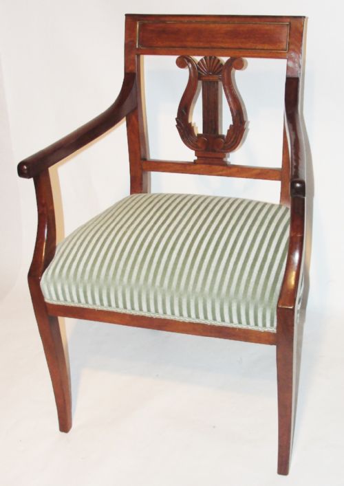 Regency Mahogany Desk Elbow Chair Circa 1815