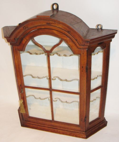 Georgian Oak Hanging Cabinet. Circa 1780