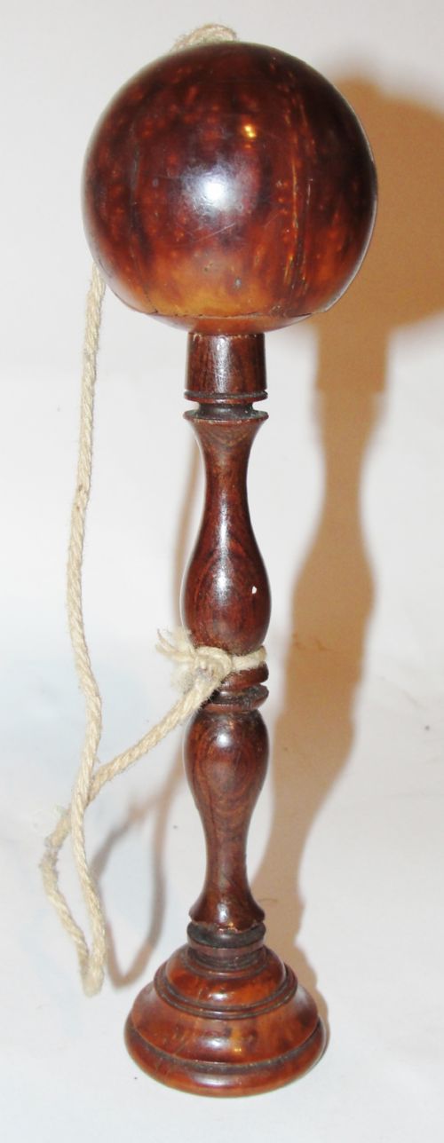 Georgian Lignum Vitae Bilboquet. Circa 1780