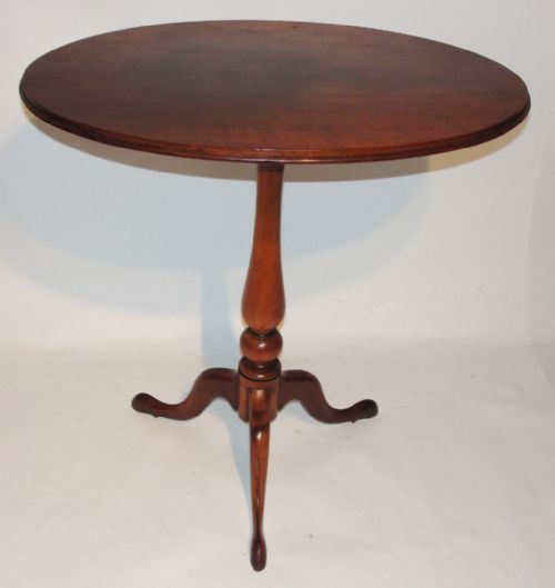 Late Georgian Mahogany Tripod Table Circa 1830