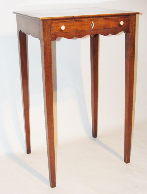 Small Georgian Fruitwood Side Table. Circa 1795