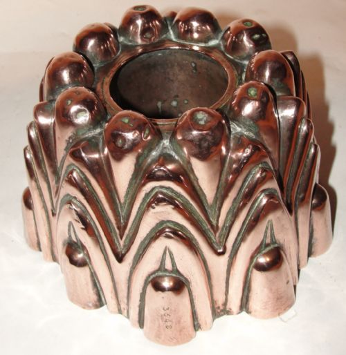 Victorian Copper Jelly Mould. Circa 1850