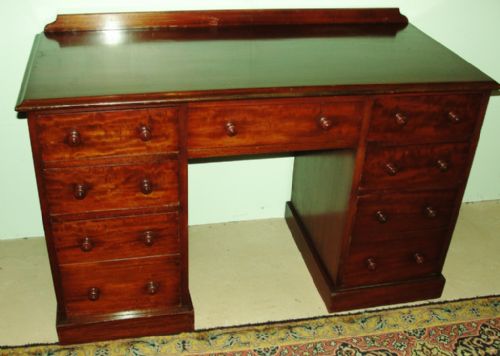 Victorian Mahogany Desk. Circa 1860