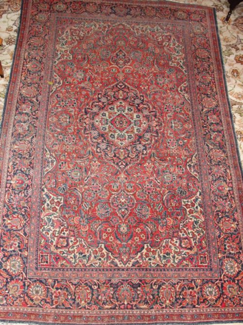 Persian Kashan Rug. Circa 1910