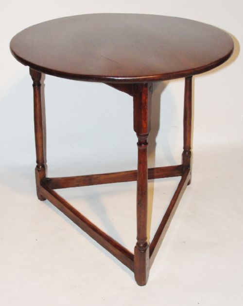 Georgian Walnut Cricket Table. Circa 1740