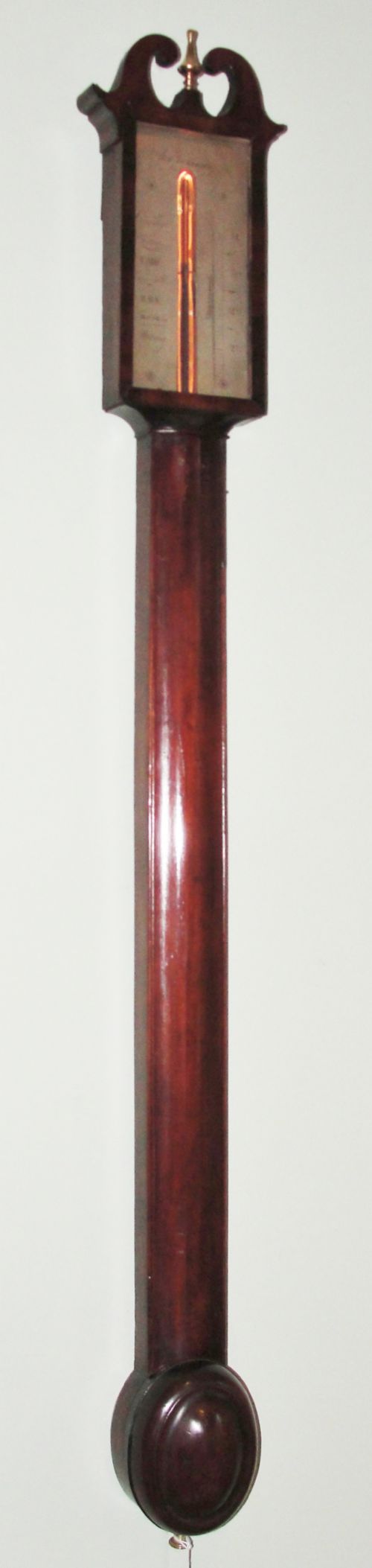 Scottish Georgian Mahogany Stick Barometer. Circa 1795