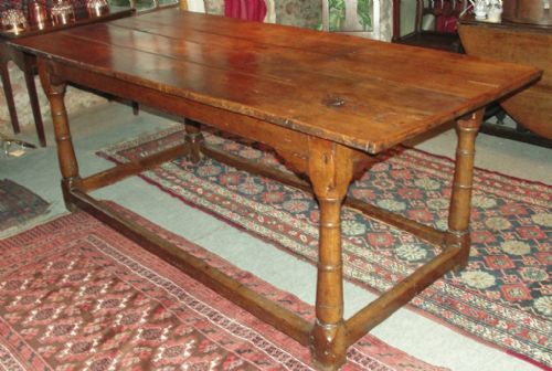 George I Oak Refectory Dining Table. Circa 1720