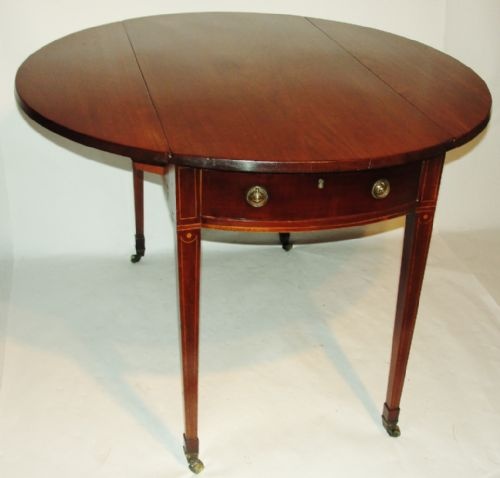 Scottish Sheraton Mahogany Pembroke Table. Circa 1795