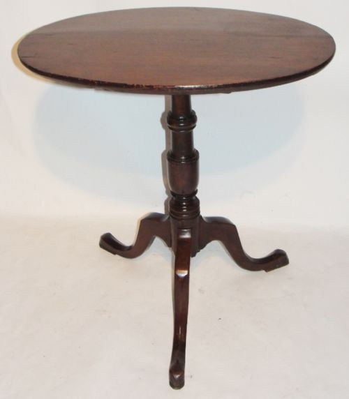 Georgian Oak Tripod Table. Circa 1770