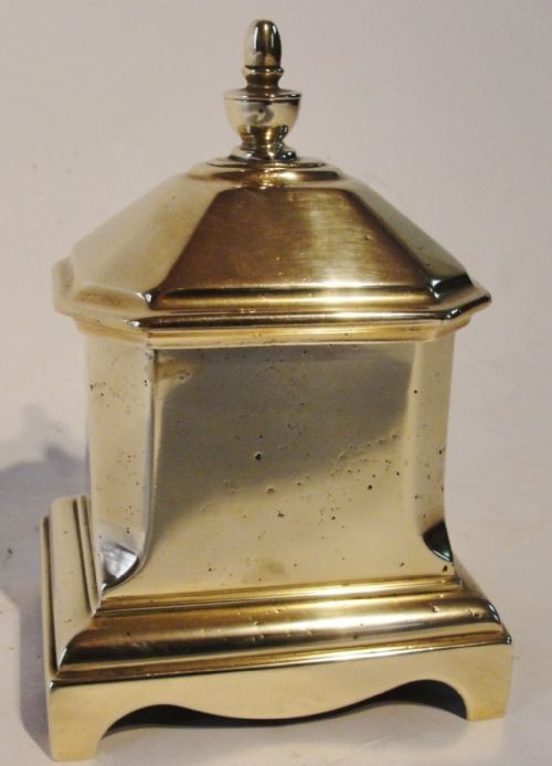 Georgian Cast Brass Tobacco Box. Circa 1760