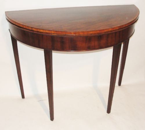Scottish Georgian Mahogany Card Table. Circa 1790