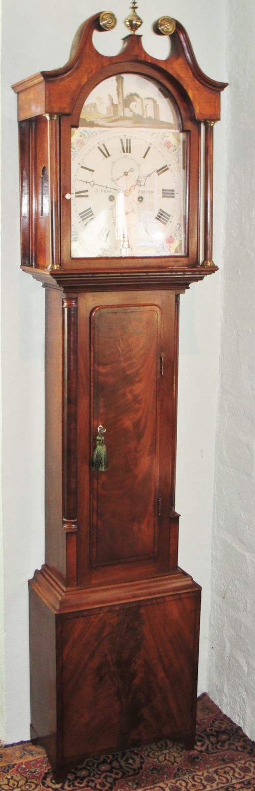 Scottish Georgian Mahogany Longcase Clock. Circa 1825