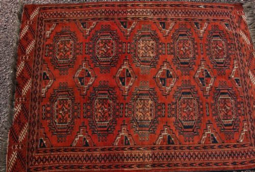 Antique Tekke Turkoman Rug. Circa 1910