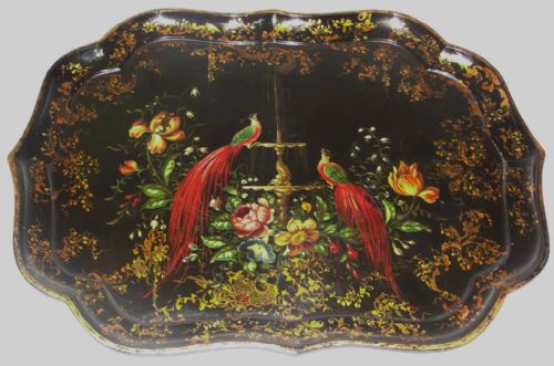 Regency Papier Mache Tray. Jennens & Bettridge. Circa 1820