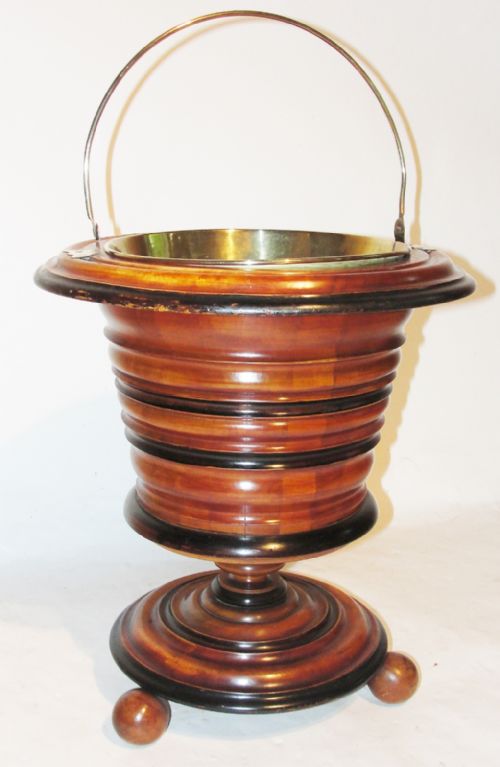 Dutch Coopered Ribbed Bucket. Circa 1820