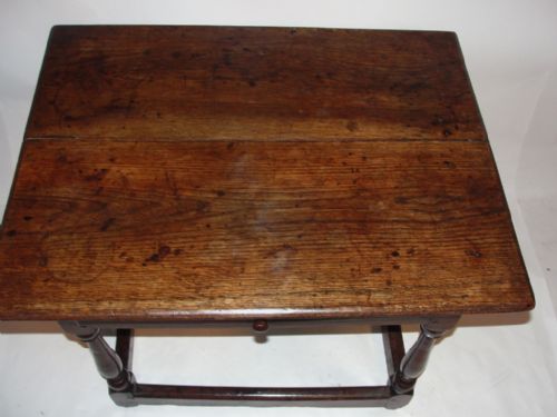 North Wales Oak Side Table. Circa 1720