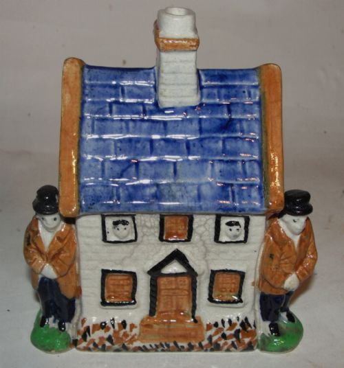 Victorian Prattware Cottage. Circa 1850