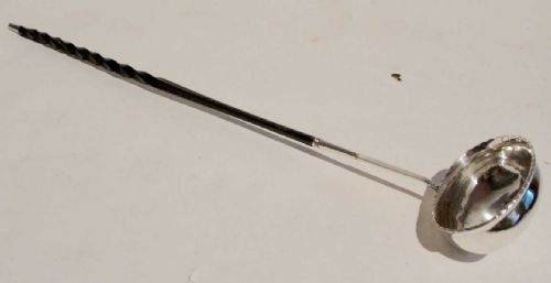 Scottish Georgian Silver Toddy Ladle. Circa 1830