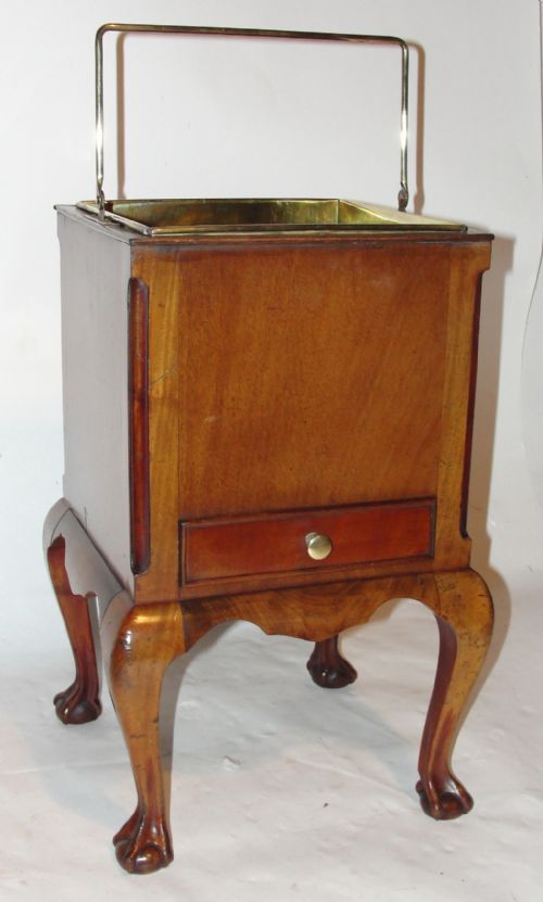 Dutch Mahogany Tea Bucket. Circa 1880