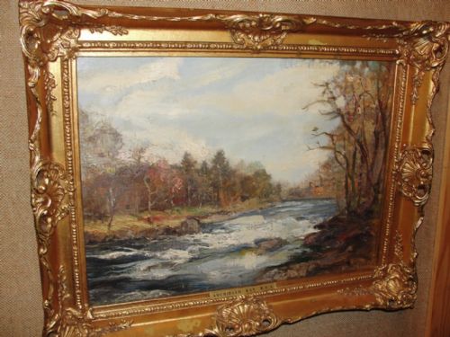 River Chon, Aberfoyle by Archibald Kay Rsa. Circa 1920