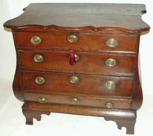 18th. Century Dutch Oak Bombe Chest. Circa 1770