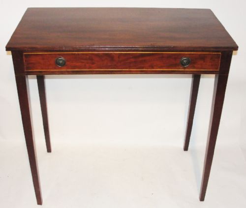 Scottish Sheraton Mahogany Side Table. Circa 1795