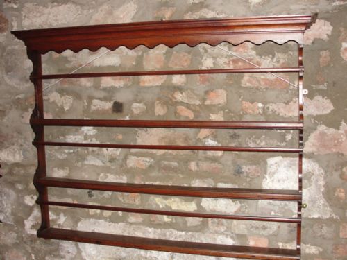 Georgian Oak Delft Rack. Circa 1760