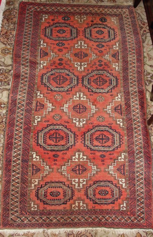Antique Salor Turkoman Rug. Circa 1910