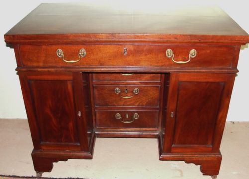 Chippendale Cuban Mahogany Desk. Circa 1760
