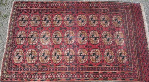 Antique Persian Tekke Turkoman Rug. Circa 1920