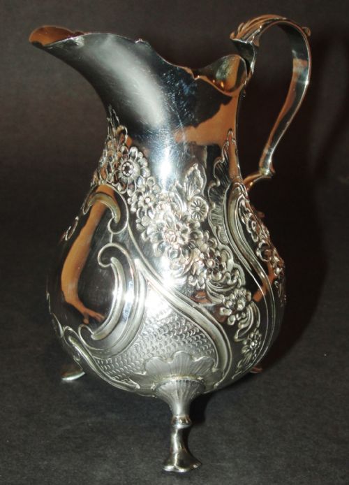 Victorian Silver Cream Jug. 1887