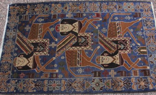 Antique Eastern Erivan Rug. Unusual Design. Circa 1920