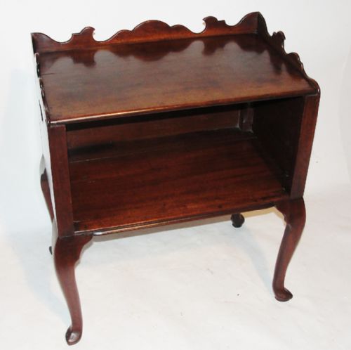 Georgian Dutch Mahogany Bedside Cabinet. Circa 1770