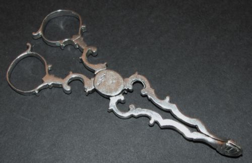 Georgian Silver Sugar Nips. Circa 1755